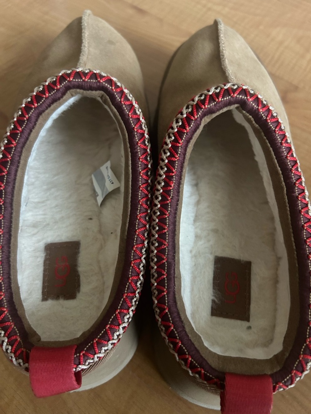 Ugg Tazz ll Lightweight Platform Slip Ons Chestnut Brown Size 7 - Picture 5 of 8
